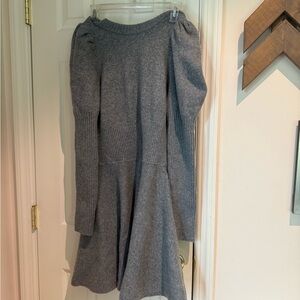 Express Heather Gray Knit Dress